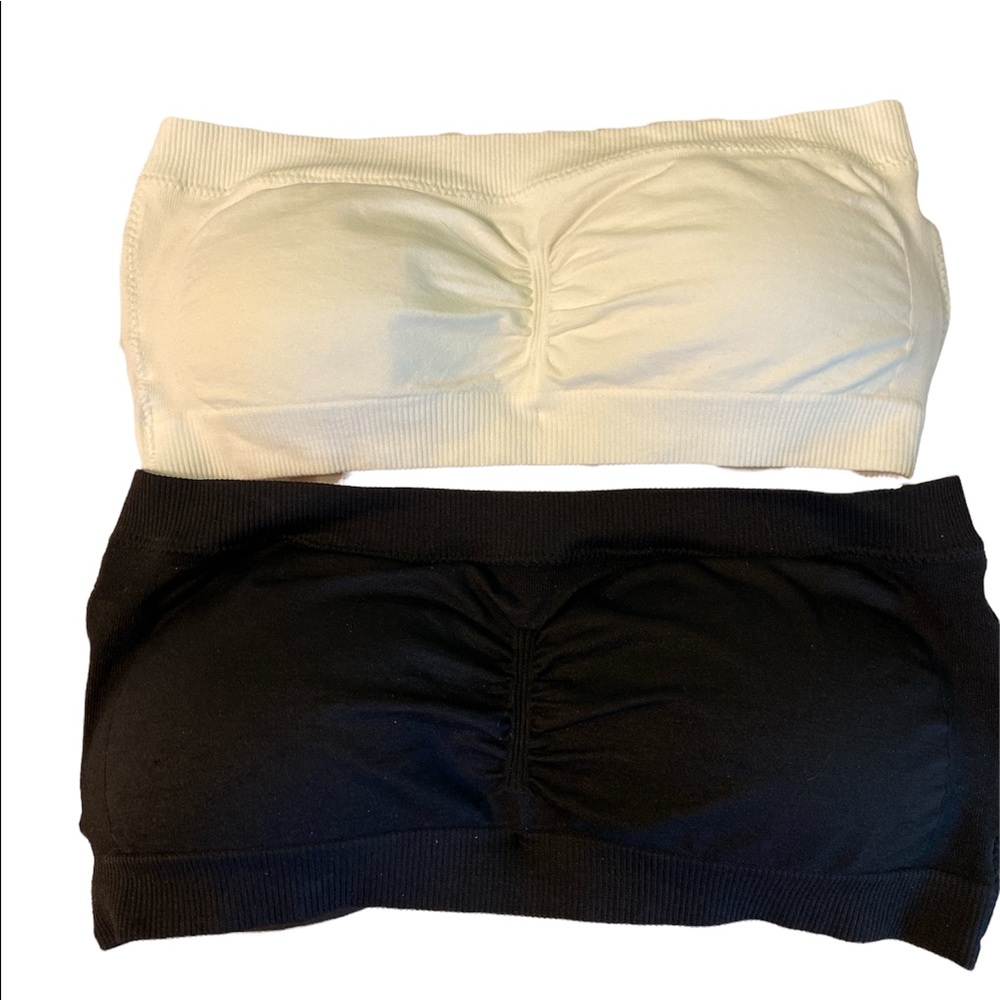2 strapless bras